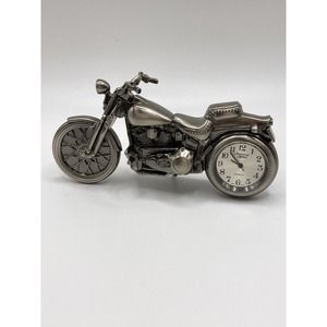 Vintage American Biker Quartz Stainless Steel Mini Sculpture Motorcycle Watch